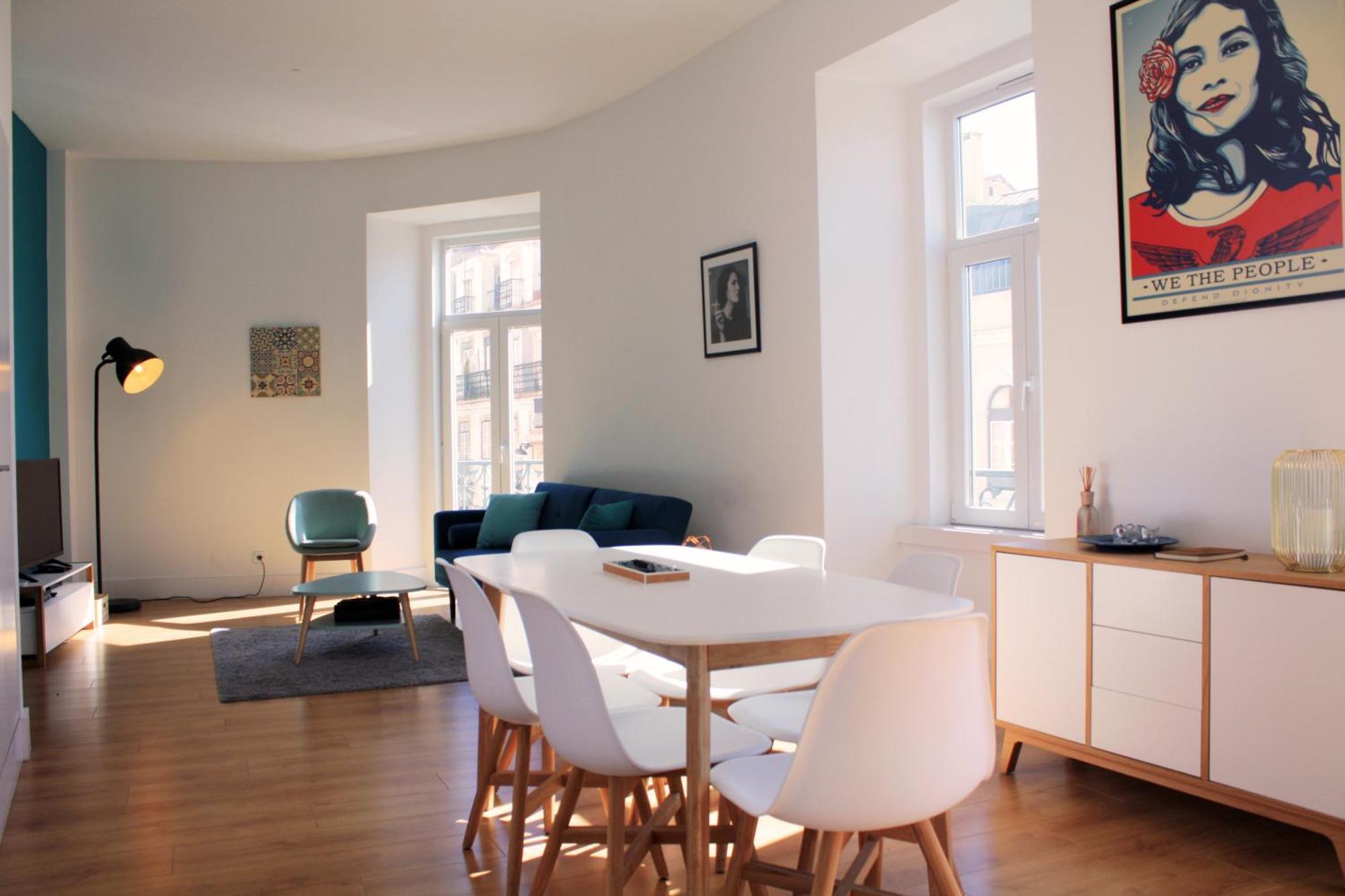 Sunny 3Bdr Apartment In Graca By Lovelystay Lissabon Exterior foto